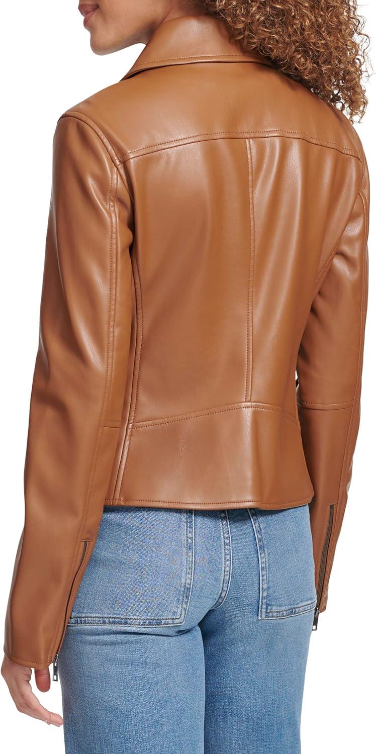 imageLevis Womens Laydown Collar Racer JacketToffee