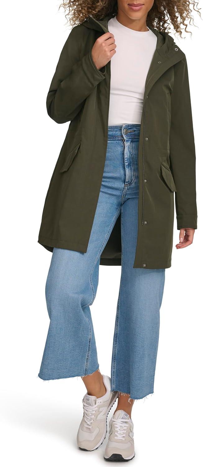imageLevis Womens Lightweight Tech Fishtail ParkaOlive