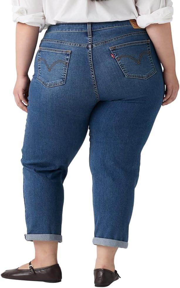 imageLevis Womens MidRise Boyfriend Jeans Plus SizeNew So on Stretch