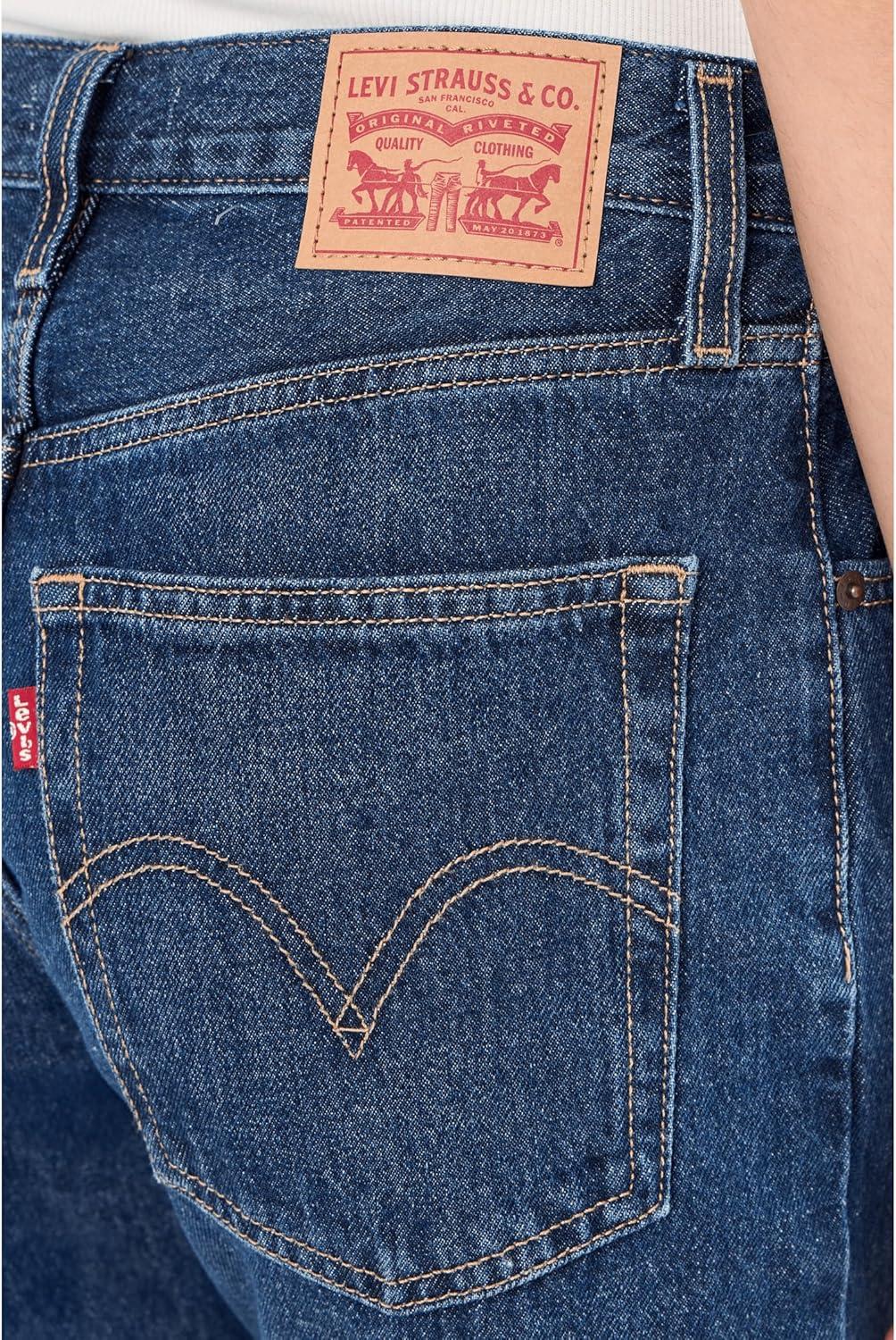 imageLevis Womens Middy Loose Boot JeansNew Good Fortune Nonstretch