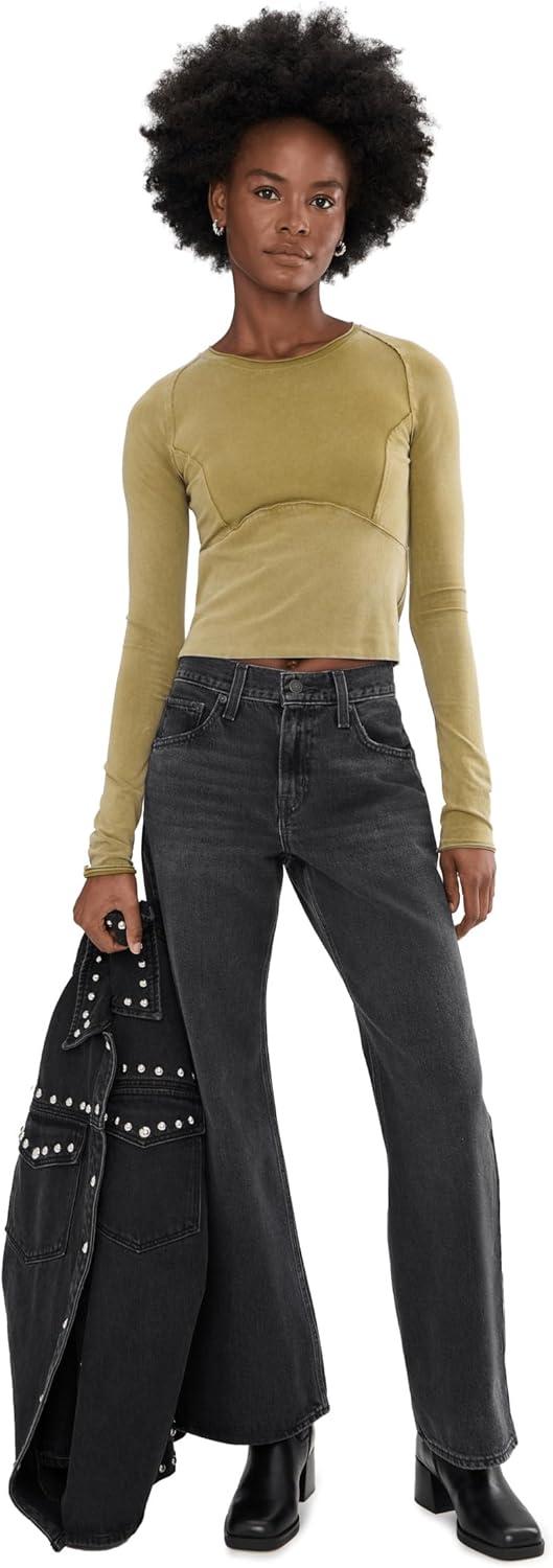 imageLevis Womens Middy Loose Boot JeansNew Wandering Spirit Nonstretch