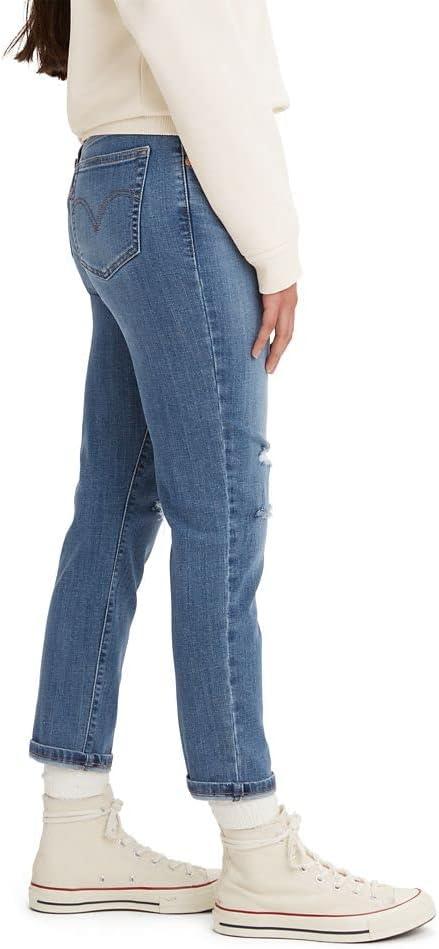 imageLevis Womens New Boyfriend JeansDark Indigo Worn in