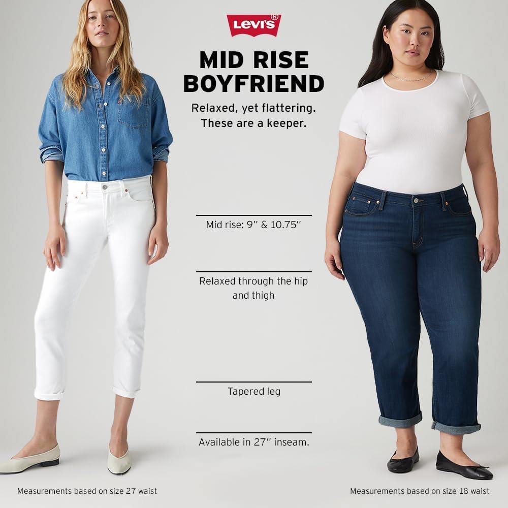 imageLevis Womens New Boyfriend JeansDarkest Sky