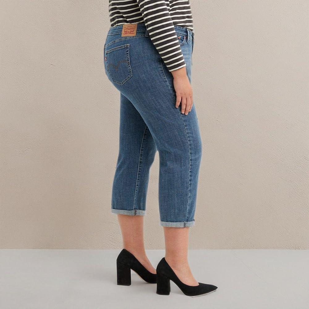 imageLevis Womens New Boyfriend JeansHawaii Blue Waterless