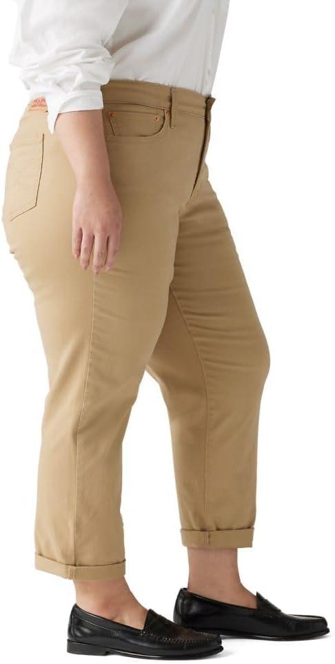 imageLevis Womens New Boyfriend JeansKhaki Twill