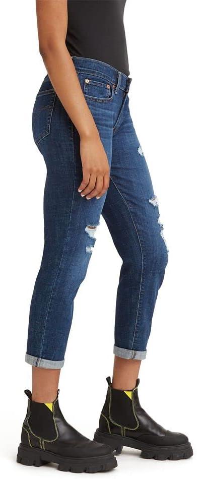 imageLevis Womens New Boyfriend JeansLapis Breakdown Dark Indigo