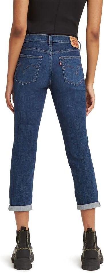 imageLevis Womens New Boyfriend JeansLapis Breakdown Dark Indigo