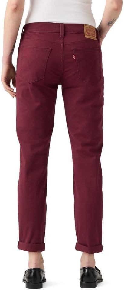 imageLevis Womens New Boyfriend JeansMerlot Twill