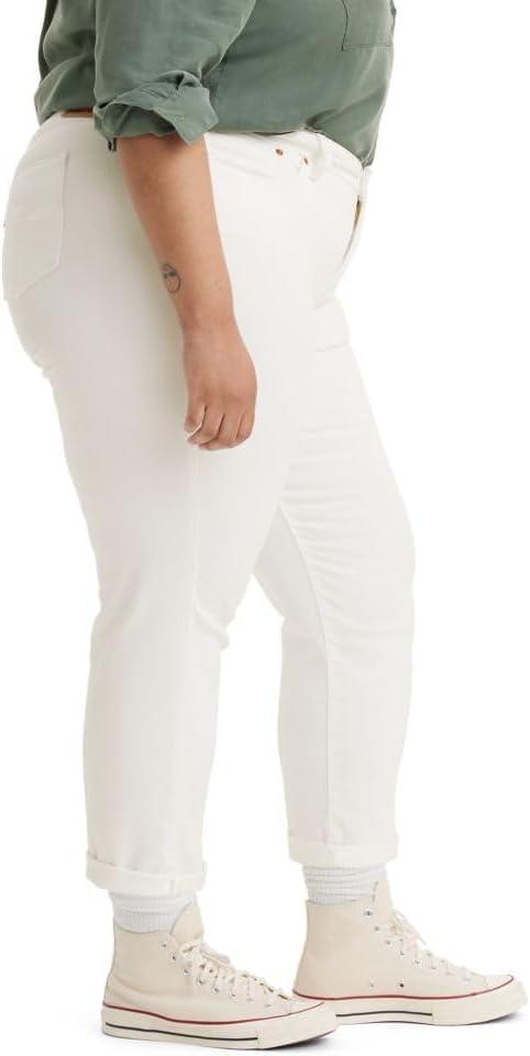 imageLevis Womens New Boyfriend JeansNew Simply White