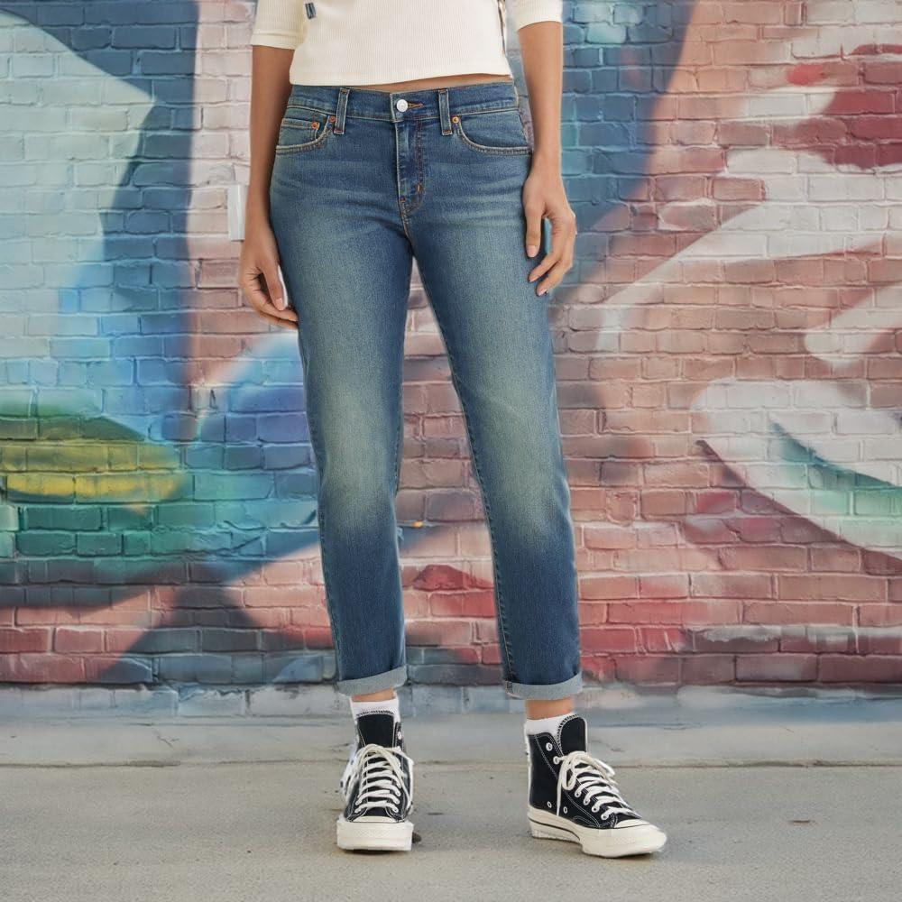 imageLevis Womens New Boyfriend JeansNew Working Late
