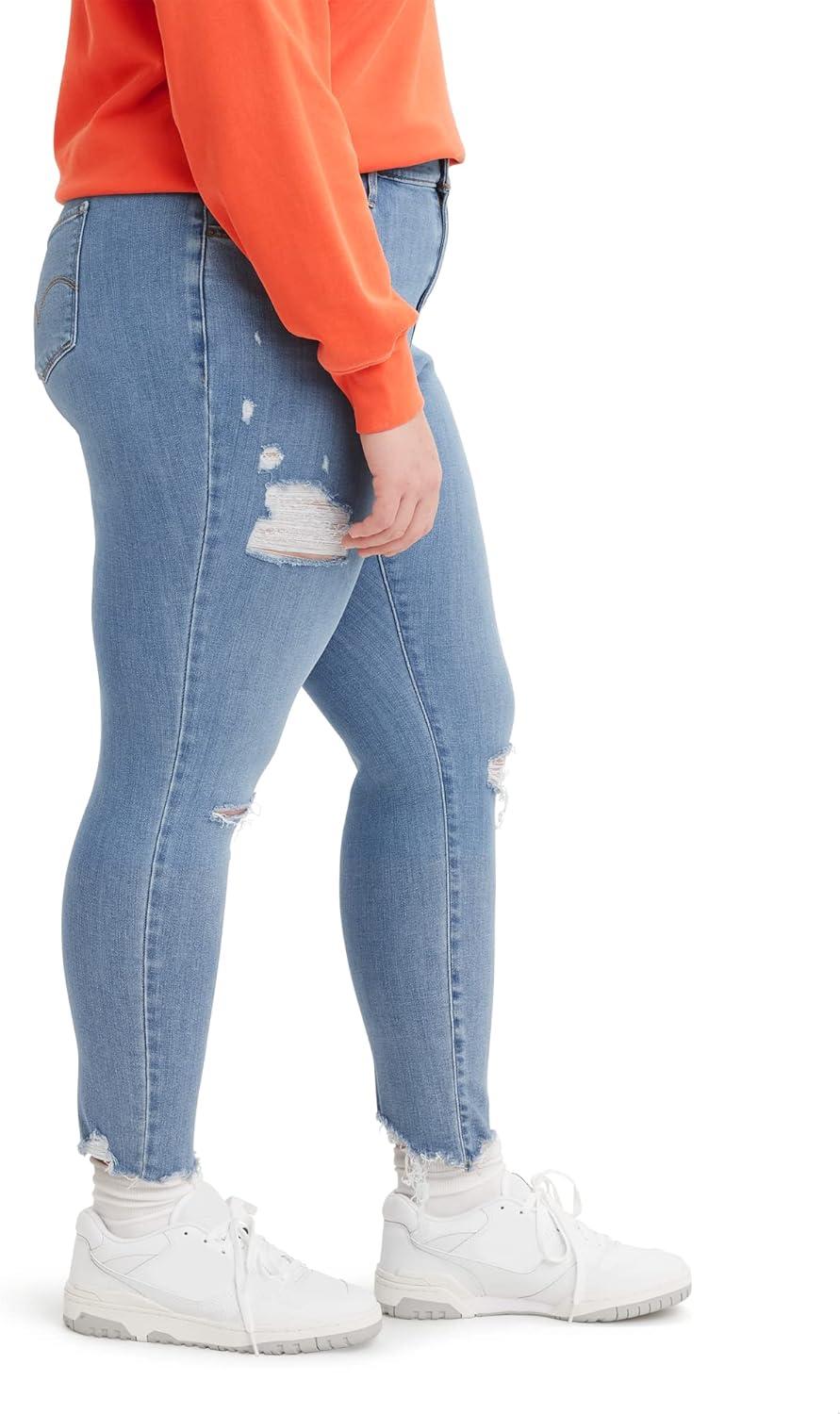 imageLevis Womens Plus Size 721 High Rise Skinny JeansMedium Indigo Worn in