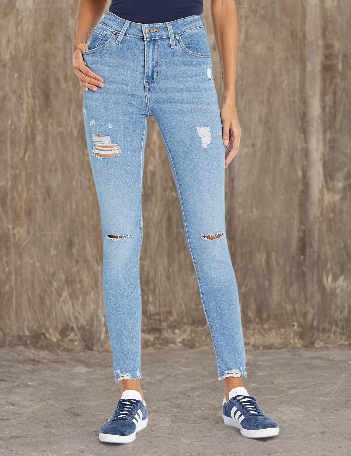 imageLevis Womens Plus Size 721 High Rise Skinny JeansMedium Indigo Worn in