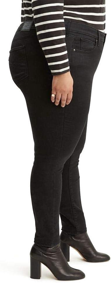 imageLevis Womens Plus Size 721 High Rise Skinny JeansNew Black Peony