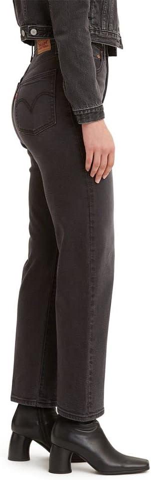 imageLevis Womens Ribcage Straight Ankle JeansBlack Rinse