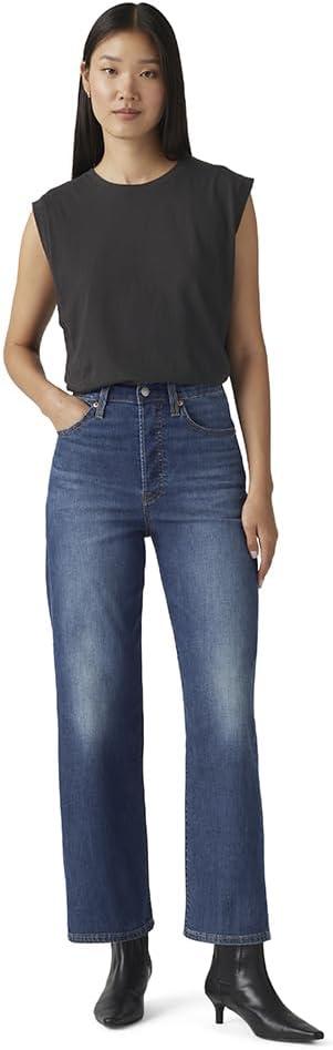 imageLevis Womens Ribcage Straight Ankle JeansCool Agenda