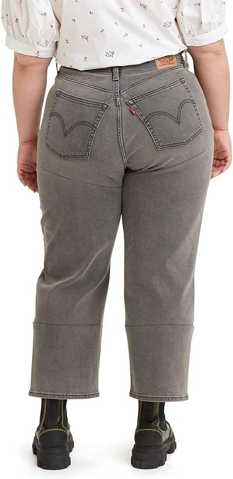 imageLevis Womens Ribcage Straight Ankle JeansCosmic Chatter