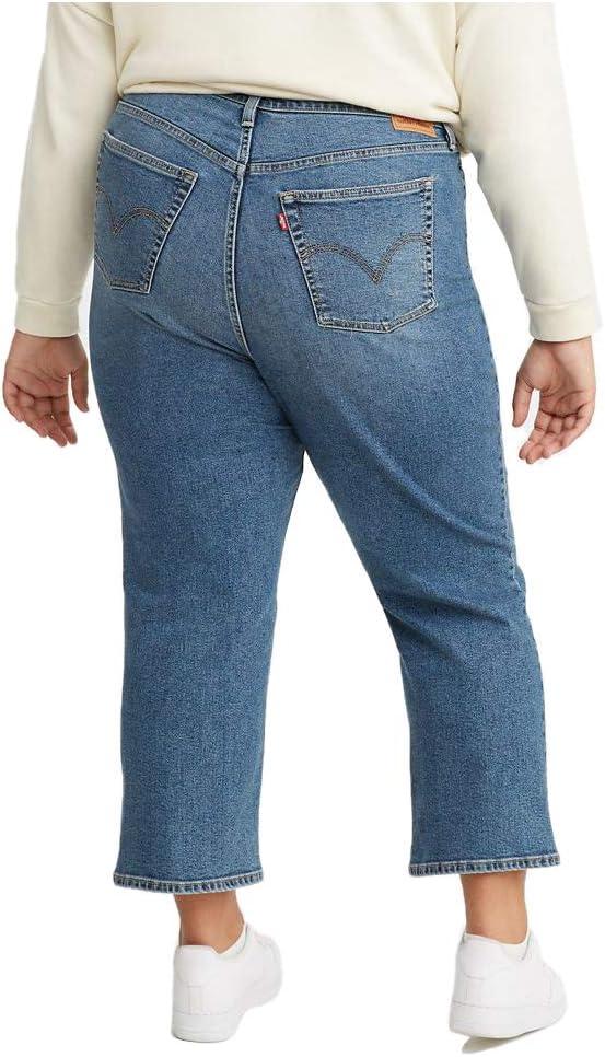 imageLevis Womens Ribcage Straight Ankle JeansMind Your Own Finish Medium Indigo