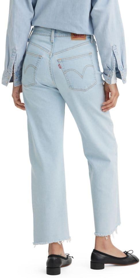 imageLevis Womens Ribcage Straight Ankle JeansNew Pretty Diva Mermaid