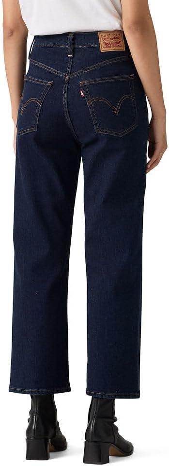imageLevis Womens Ribcage Straight Ankle JeansNew Whoa What Stretch