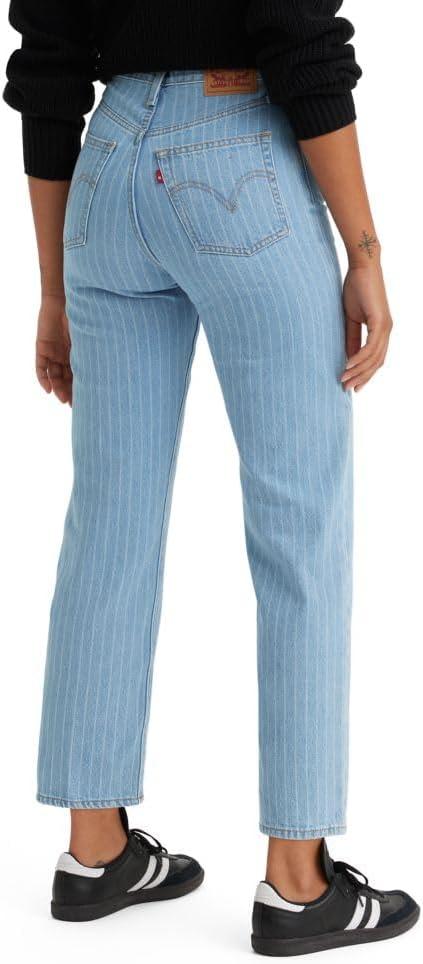 imageLevis Womens Ribcage Straight Ankle JeansNew the Stripe is Right