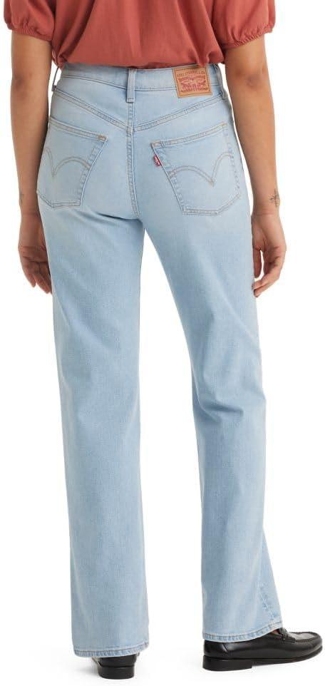 imageLevis Womens Ribcage Straight Full Length JeansAll Alone Stretch