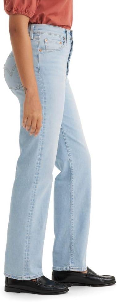 imageLevis Womens Ribcage Straight Full Length JeansAll Alone Stretch