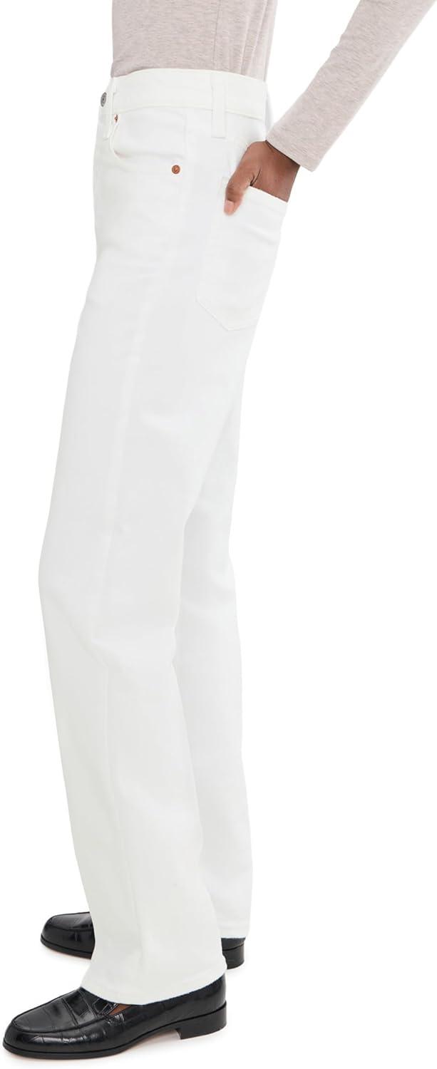 imageLevis Womens Ribcage Straight Full Length JeansNew Naturally Good Stretch