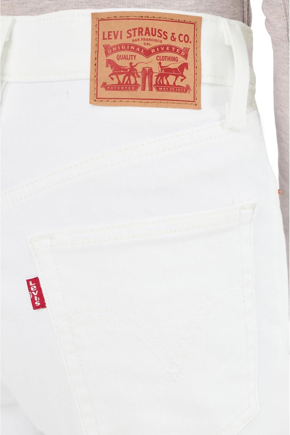 imageLevis Womens Ribcage Straight Full Length JeansNew Naturally Good Stretch