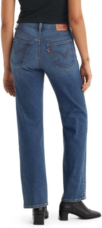 imageLevis Womens Ribcage Straight Full Length JeansThe Last Straw Stretch