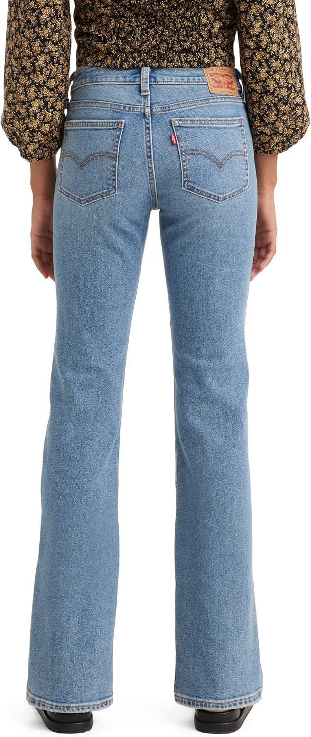 imageLevis Womens Superlow Boot JeansMedium Indigo Destructed
