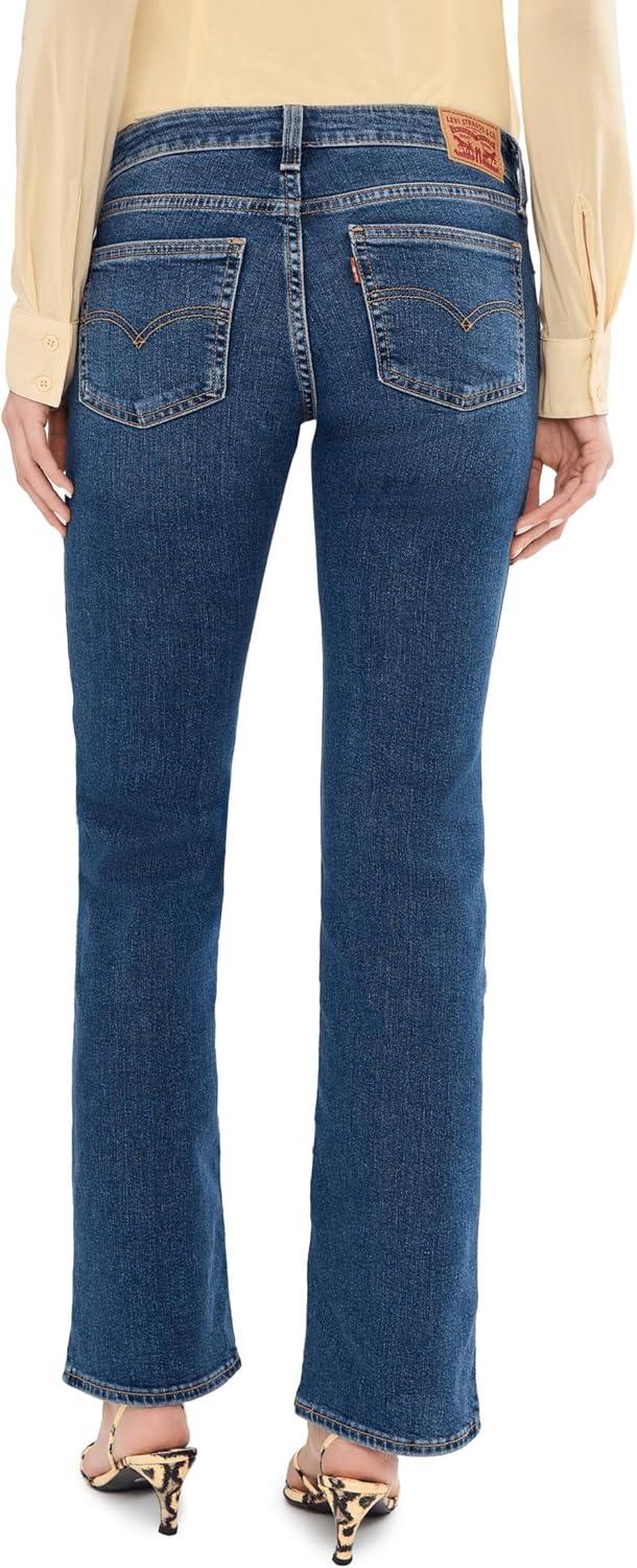 imageLevis Womens Superlow Boot JeansNew Darted Denim Stretch
