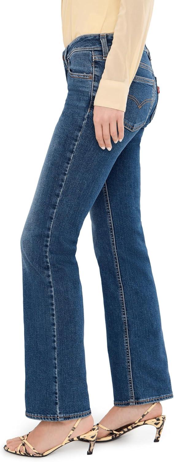imageLevis Womens Superlow Boot JeansNew Darted Denim Stretch