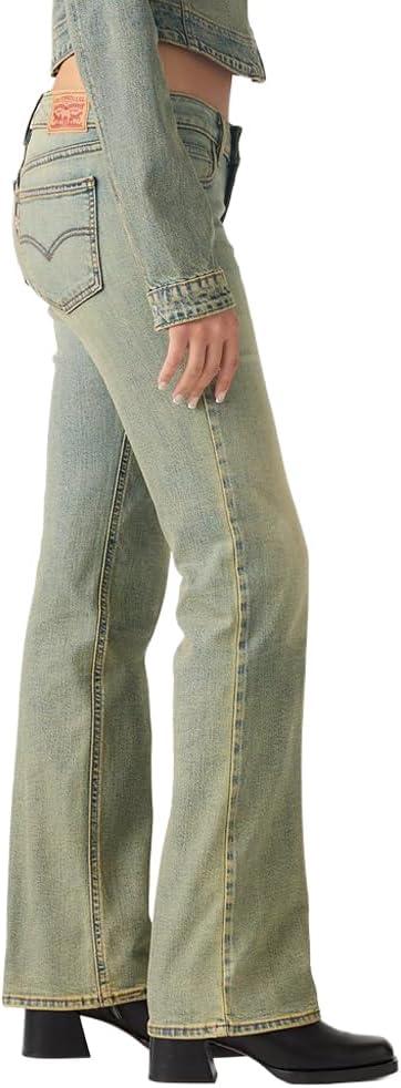 imageLevis Womens Superlow Boot JeansNew Miners Business Stretch