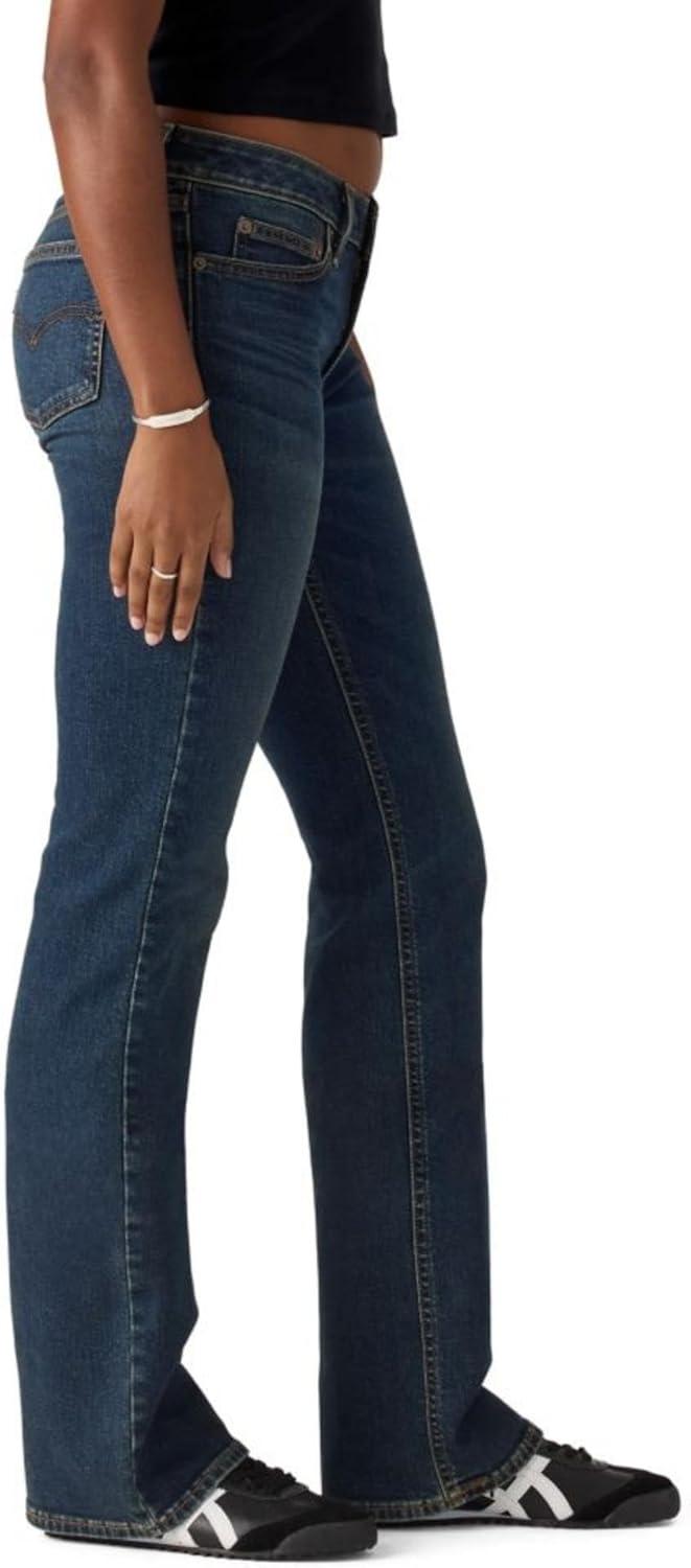 imageLevis Womens Superlow Boot JeansSweep Down Stretch