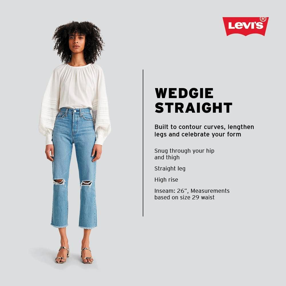 imageLevis Womens Wedgie Straight JeansBridge of Bellflower