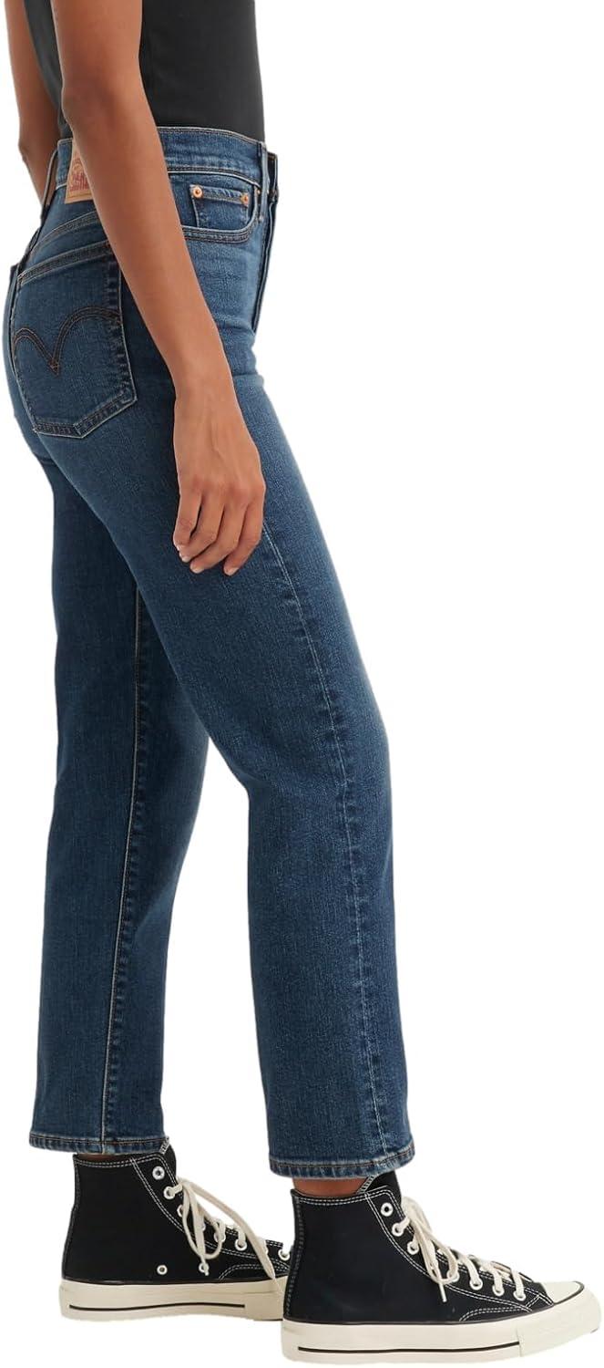 imageLevis Womens Wedgie Straight JeansNew Indigo Here We Go