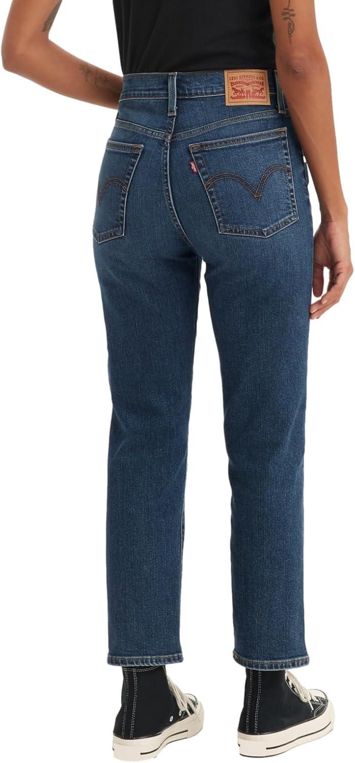 imageLevis Womens Wedgie Straight JeansNew Indigo Here We Go