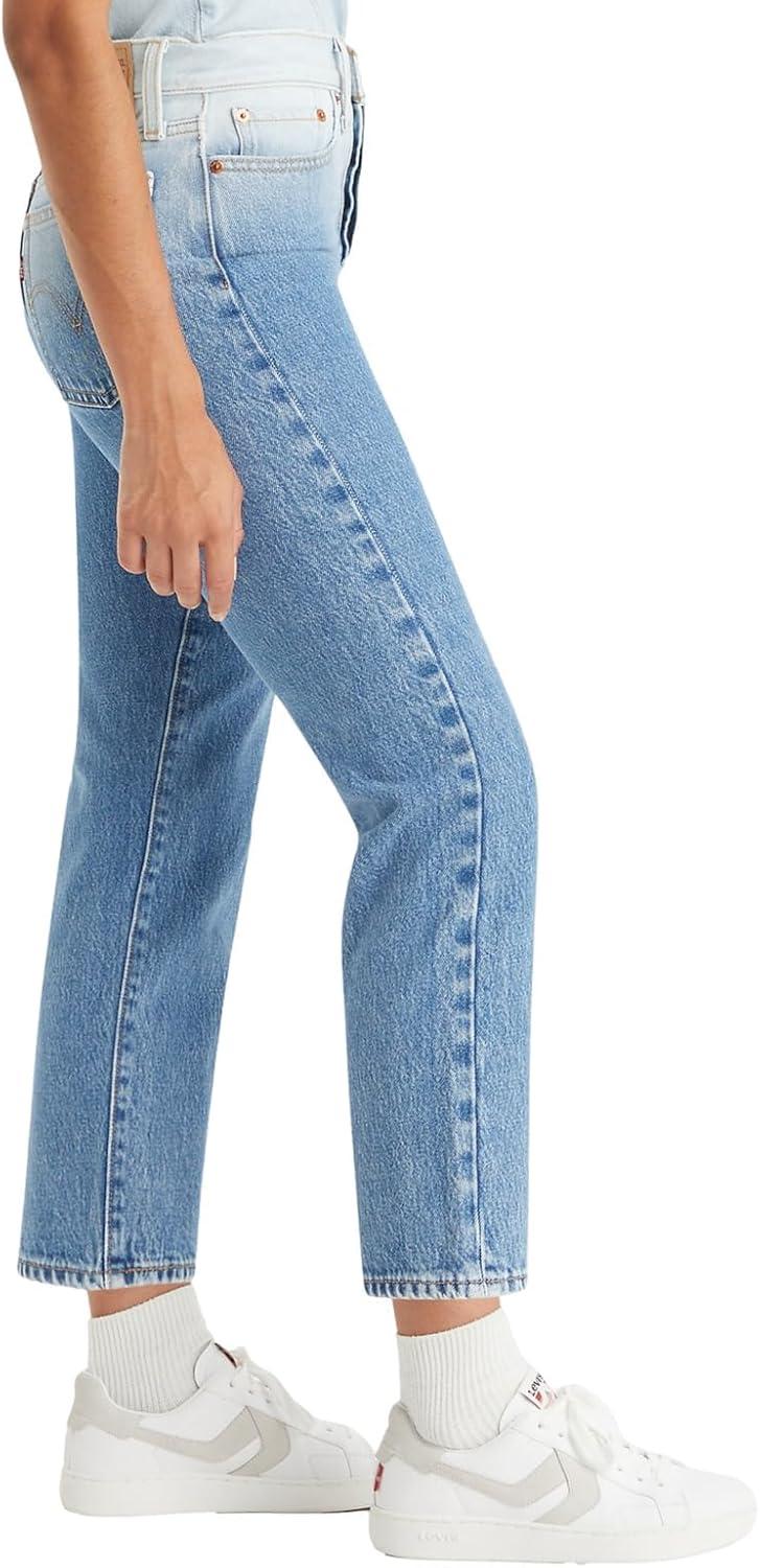 imageLevis Womens Wedgie Straight JeansNew Snowmelt