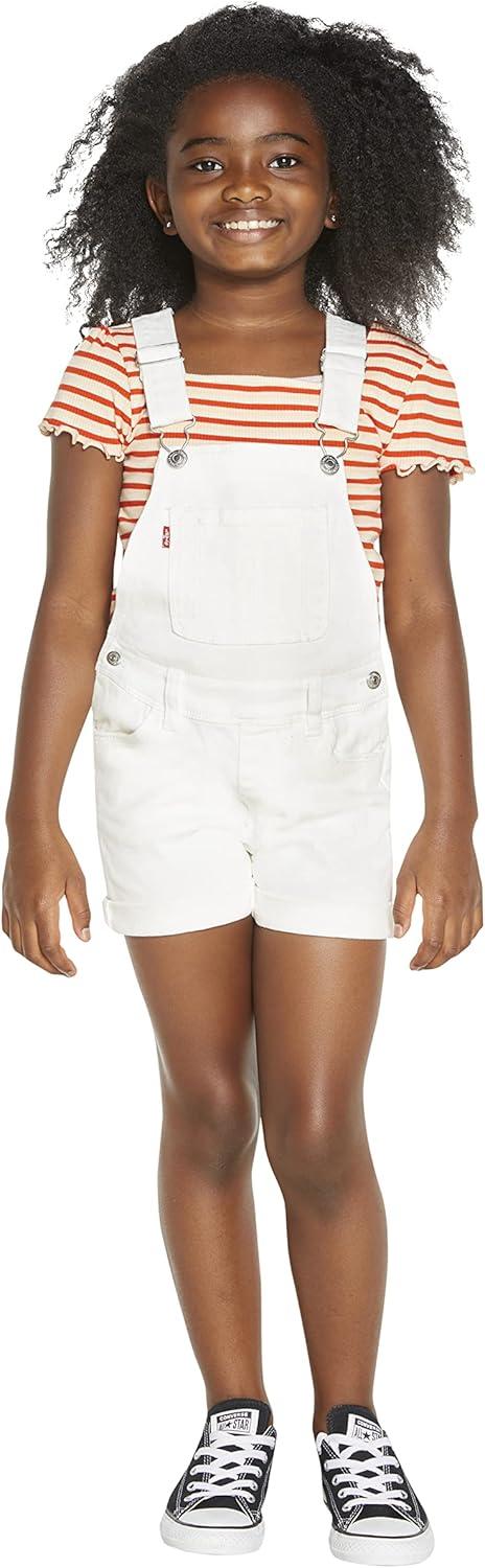 imageLevis babyboys And Baby Denim ShortallWhiteOriginal