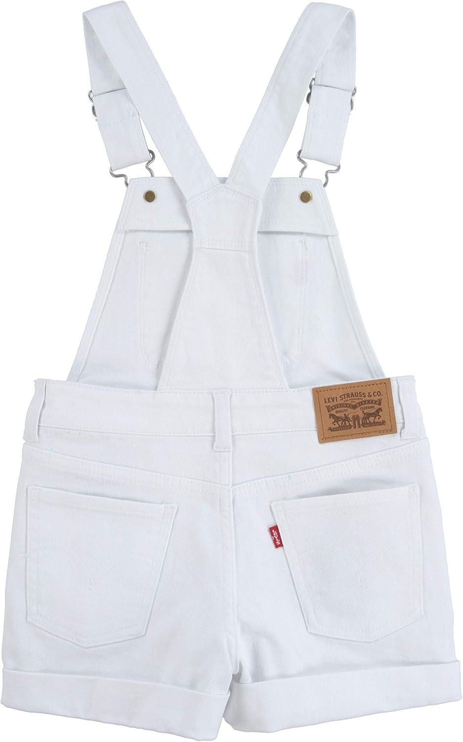 imageLevis babyboys And Baby Denim ShortallWhiteOriginal