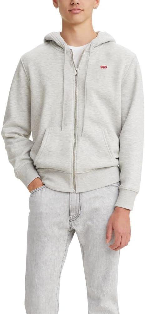 imageLevis mens Core Zip Up Hoodie Also Available in Big amp TallChisel Grey Heather