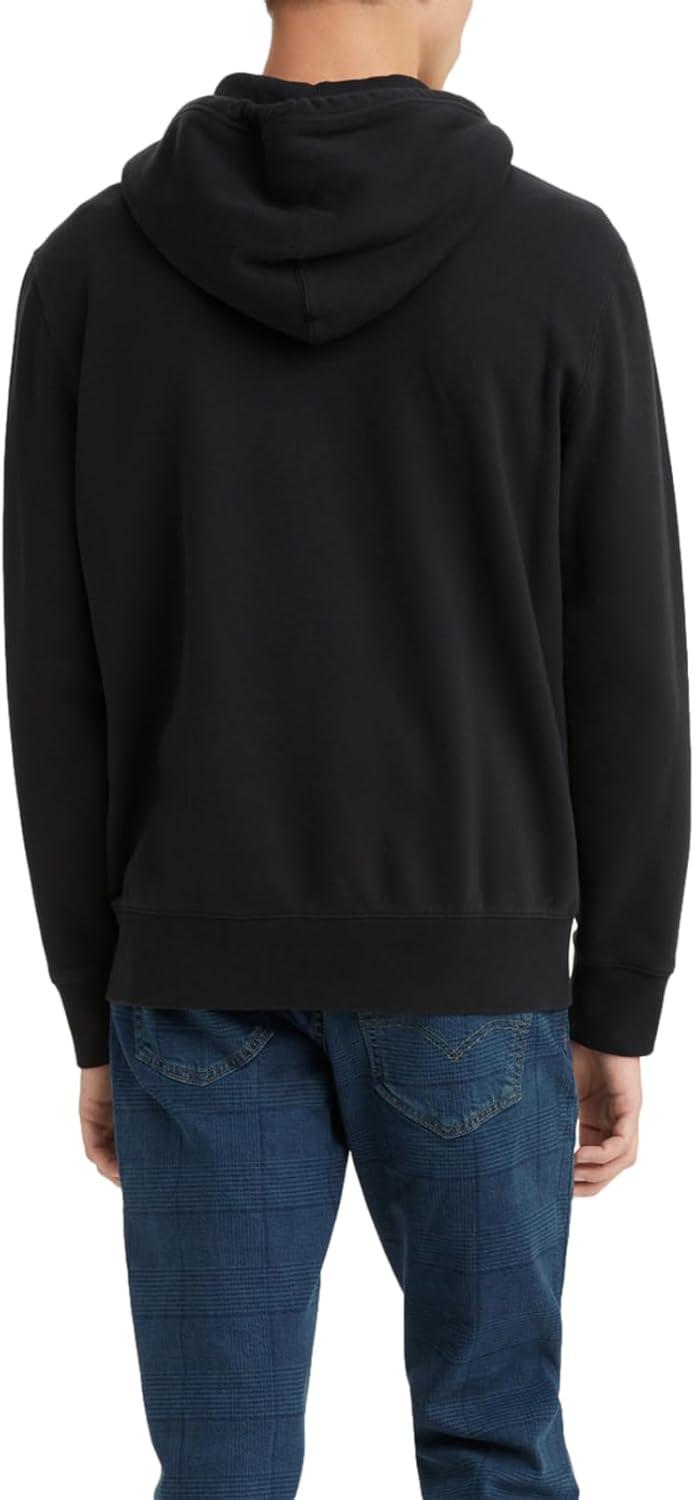 imageLevis mens Core Zip Up Hoodie Also Available in Big amp TallJet Black
