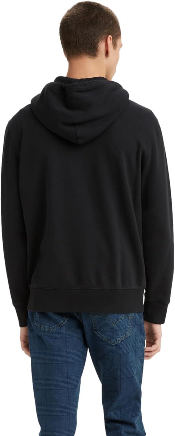 imageLevis mens Core Zip Up Hoodie Also Available in Big amp TallJet Black