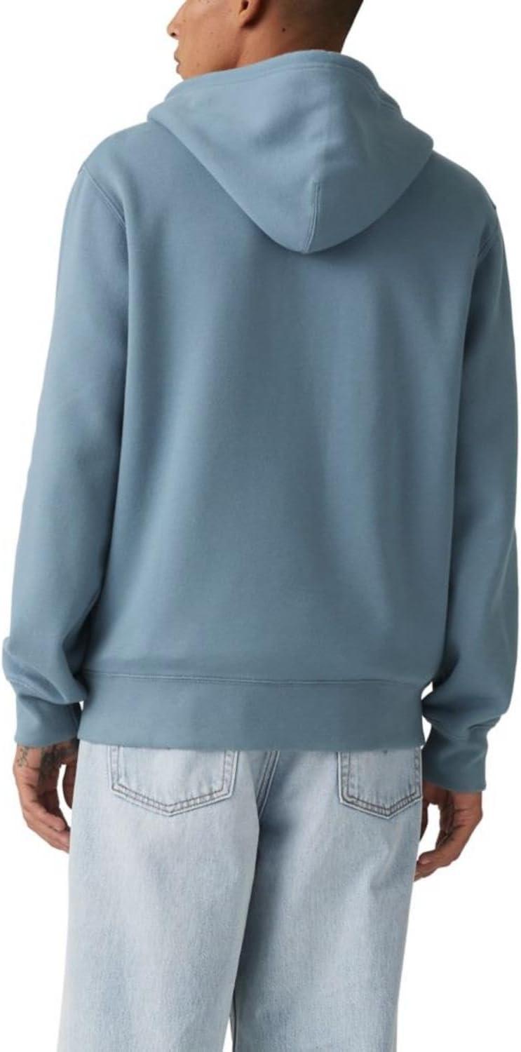 imageLevis mens Core Zip Up Hoodie Also Available in Big amp TallSteam Blue