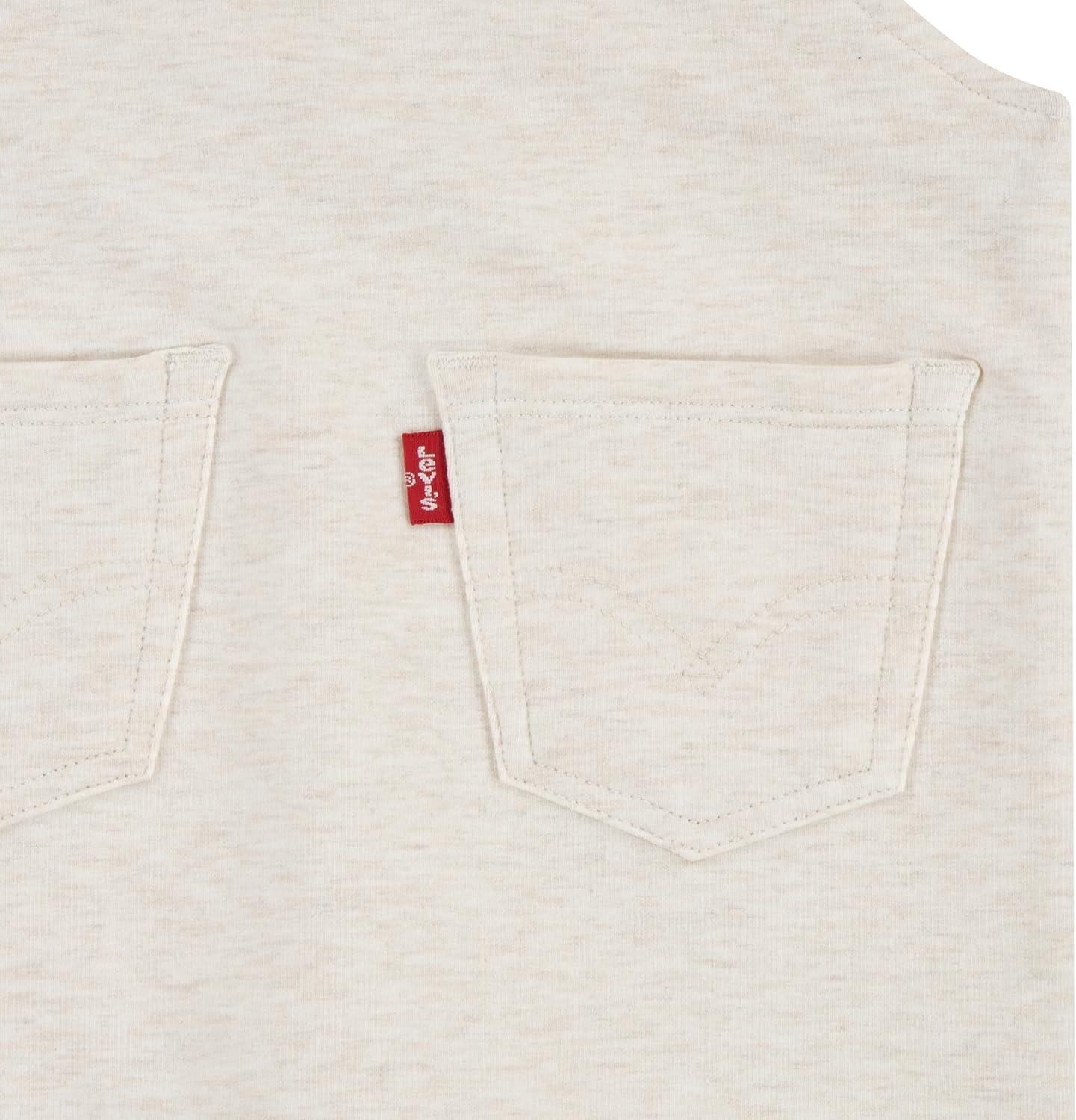 imageLevis unisexbaby And Toddler OverallOatmeal Heather