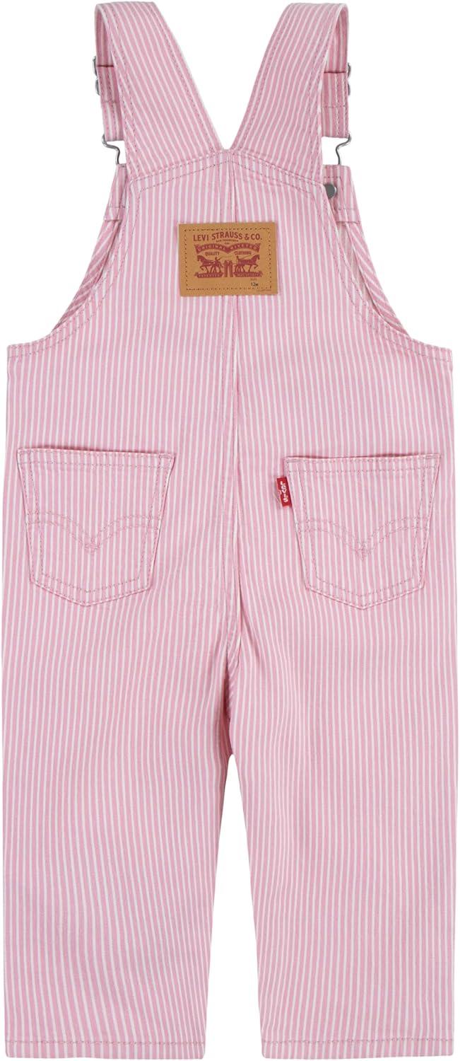 imageLevis unisexbaby And Toddler OverallPinkBright White