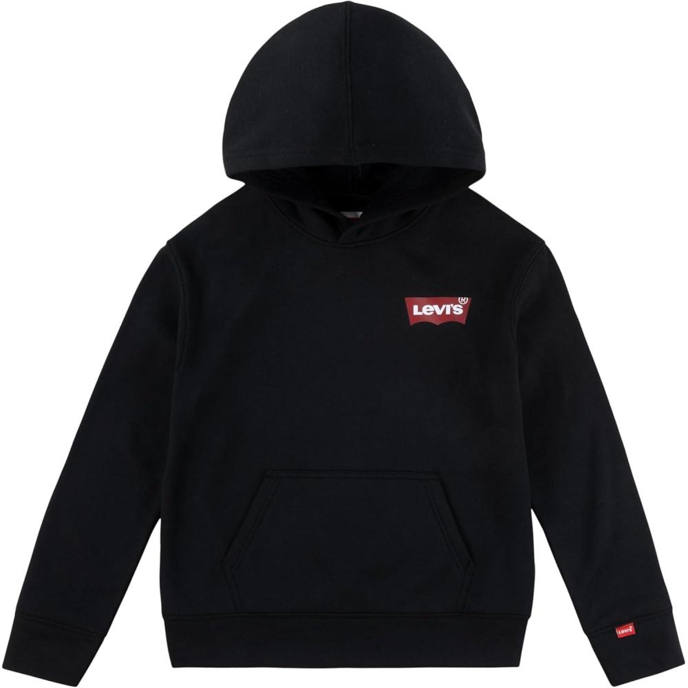 imageHurley Boys Soft Knit Graphic Pullover HoodieBlack