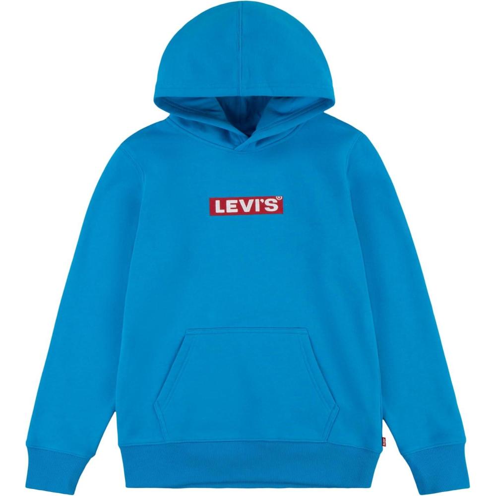 imageHurley Boys Soft Knit Graphic Pullover HoodieBlue Danube