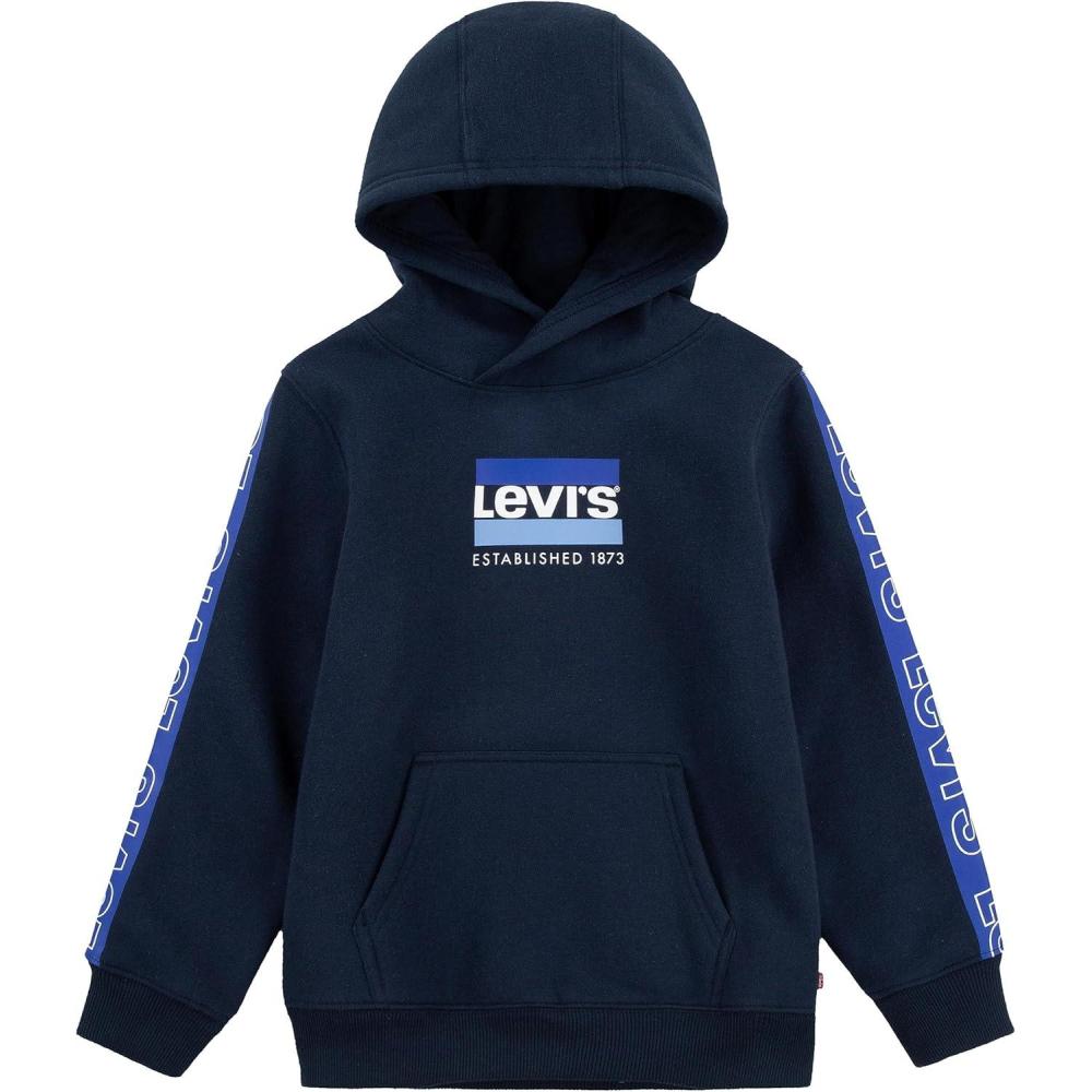 imageHurley Boys Soft Knit Graphic Pullover HoodieNavy Blazer