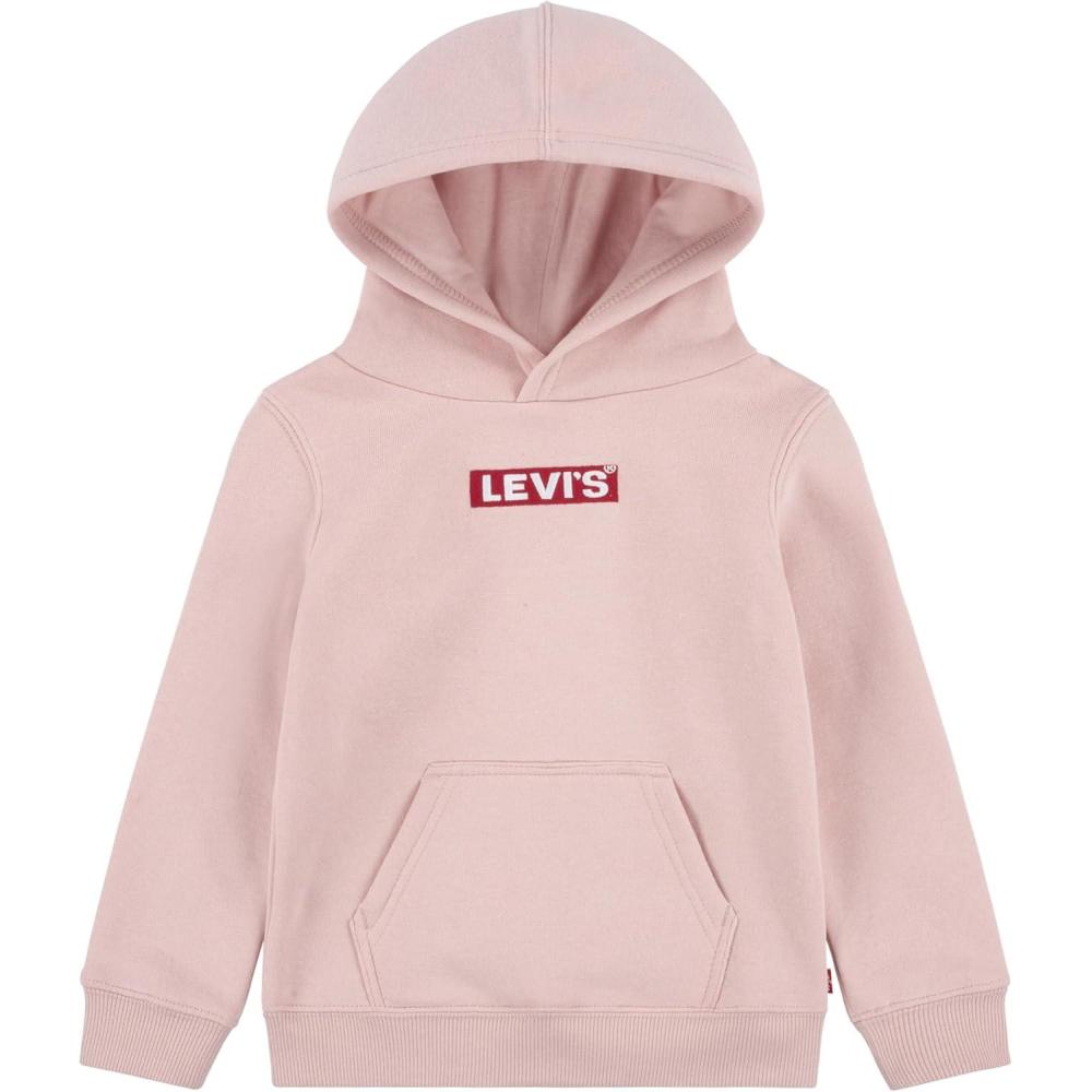 imageHurley Boys Soft Knit Graphic Pullover HoodieSilver Pink